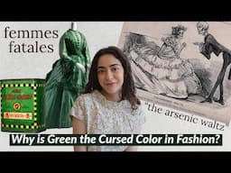 GREEN THE TOXIC COLOR | The Victorian Obsession with the Arsenic Color | BIZARRE FASHION HISTORY