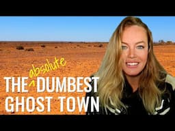 Motorcycling to an old abandoned Ghost Town | The Absolute Dumbest Ghost Town!