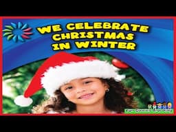 We CELEBRATE CHRISTMAS In WINTER 🎄 Holiday for kids follow along reading book | Fun Stories Play