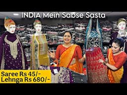 Rs 45 Saree, Rs 680 Lehnga at AJMERA FASHION's Secret to Affordable Style Revealed | Surat