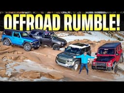 Wrangler vs. G-Class vs. Defender vs. 4Runner vs. Razor Rocks!