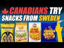 Canadians Try Snacks From Sweden! Part 1