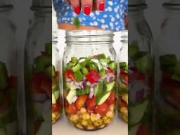 Greek Mason Jar Salad