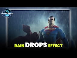 Rain Drops Effect - Adobe Photoshop l How to Make Rain Drops Effect | #photoshoptutorial #raindrops