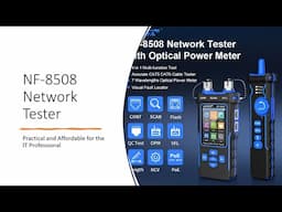 NF 8508 Handheld Optical-Wired Test Equipment:  A deep dive into it's functions.