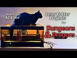 3 Laser Cutter Projects for Dungeons & Dragons | Review of the Atomstack A24 Ultra