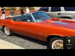 🏆1971 Drop Cutlass on Gold Thangs & Vogues from Bay Area, Ca EP499