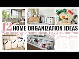 7 ORGANIZATION IDEAS FOR YOUR HOME - Kitchen, cleaning supplies, cabinets, drawers and more!!!!