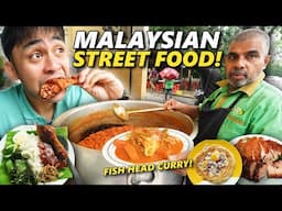 Extreme Malaysian Street Food Tour in Kuala Lumpur! GIANT Fish Head Curry in Malaysia🇲🇾