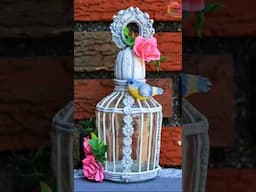 Broken bottle to beautiful art piece #diy #bottleart #artandcraft