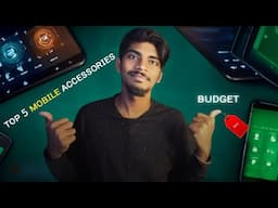 TOP 5 Budget mobile Accessories / Telugu