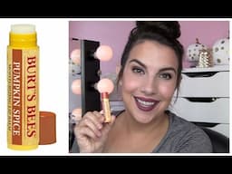 Burt's Bees Pumpkin Spice Lip Balm Review