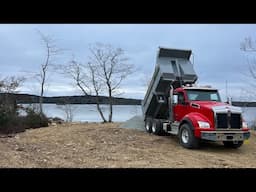 TESTING OUT THE 2025 KENWORTH T880 ON A VERY STEEP SKETCHY ROAD! NEED TO BEAT THE SNOW!