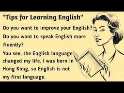 How I Became Fluent In English | How To Speak English Fluently । Graded Reader