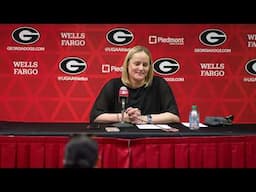 Georgia Gymnastics vs. Boise St Postmeet Press Conference - Coach Cécile Canqueteau-Landi