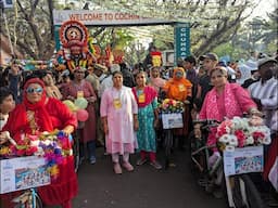 Cochin Carnival Rally 2025 - SheCycling : ICE Sheroes Kochi