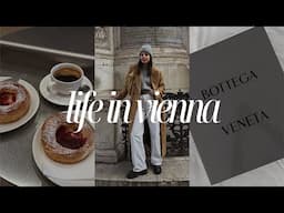 LIFE IN VIENNA | What’s in my FOBE Designer Bag, Bottega Veneta unboxing, viral food spots