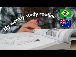 Weekly vlog | studying English and Brazilian Portuguese 🇦🇺🇧🇷 | digital nomad in Malta