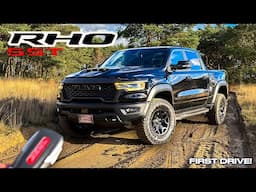 2025 RAM 1500 RHO // POV REVIEW + FIRST DRIVE - 540HP // 0-60 RUN -FAST OFFROAD DRIVING -