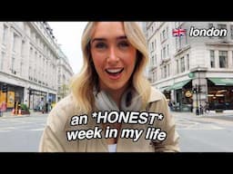 an *honest* week in my life😇 - dealing with anxiety, sober nights out & productivity