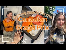 Canadian Grand Prix | making my outfits, prep + travel vlog