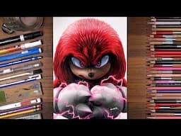 Drawing Knuckles the Echidna | drawholic