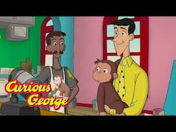 The Mysterious New Neighbor 🐵 Curious George 🐵 Kids Cartoon 🐵 Kids Movies