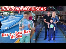 Last Day at Sea on RCCL's Independence Of The Seas \ FlowRider, Ice Show & Grease the Musical