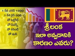 శ్రీలంక ఇలా అవ్వడానికి కారణం ఎవరు? | Sri Lanka Economic Crisis