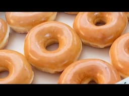 How To Make Krispy Kreme Original Glazed Donuts 🍩 | Easy Donut Recipe 2023