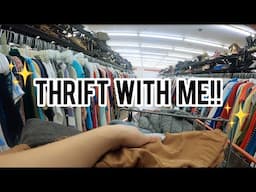 Everything is $1!! Thrift With Me for Items to Resell on Poshmark for a GREAT Profit!! $$