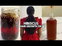 We Used This Powerful Hibiscus Hair Growth Oil😱| Do Not Wash It Out