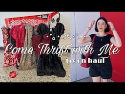 Come Thrift with Me + Try on Haul !!