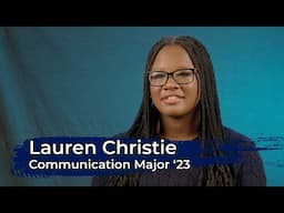 Student Production Assistant Reflection: Lauren Christie