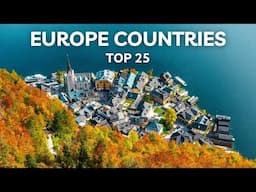 25 Most Beautiful Countries to Visit in Europe | 4K Travel Video