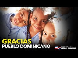 Gracias pueblo dominicano