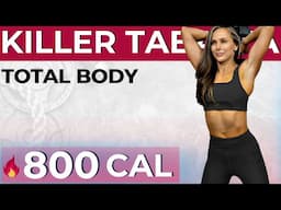 60-MIN KILLER TABATA WORKOUT + ABS / Fast Weight Loss, INTENSE Body Sculpting, Belly Fat Burn 🔥 PUSH