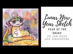 Lunar New Year Sketch | Year of the Snake | USK Singapore | 2025 Ep03