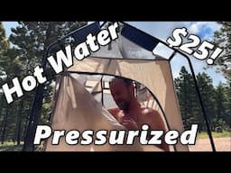 Easy DIY Pressurized Camping Shower