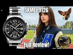 SKMEI 9126 Sub Second Quartz Chronograph Review!