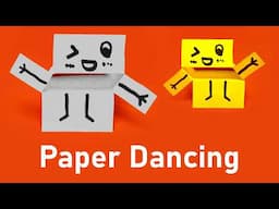 Make Your Paper Dance! 🕺🎉 (Fun & Easy Origami Tutorial)