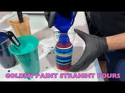 How to use Golden Heavy Body Acrylic paints Fluid Art Copy or color palette for perfect results #378