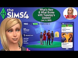 Tuesday's Update - What's New & What Broke! (Sims 4 News)