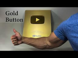 Unboxing the YouTube Golden Play Button award