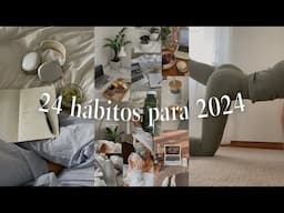 24 hábitos que empezar en 2024