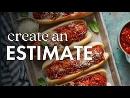 How to Create an Estimate | Pricing Food Photography - Part 4