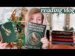 the ballad of songbirds and snakes reading vlog 🐍🕊🌿 (spoilers!!)