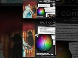 You have to try the Split Complementary colors in your paintings  #oilpainting #colortheory