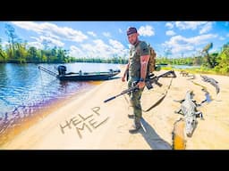 96hr SWAMP Survival HOUSEBOAT Challenge.. (wild game only)