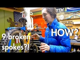 I destroyed these MTB wheels...Let's fix em!